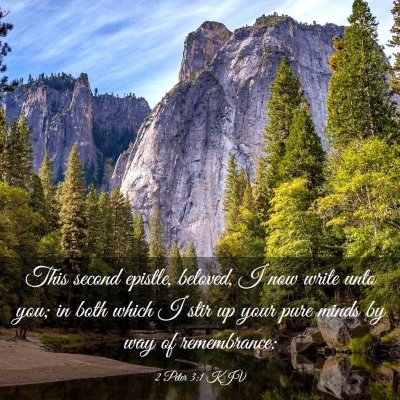 Picture 03 - 2 Peter 3:1 KJV - This second epistle, beloved, I now write unto - Bible Verse Picture