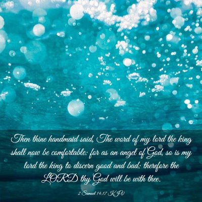 Picture 03 - 2 Samuel 14:17 KJV - Then thine handmaid said, The word of my lord the - Bible Verse Picture