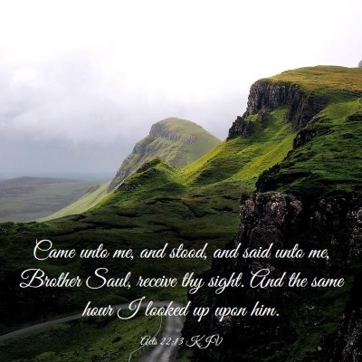 Picture 03 - Acts 22:13 KJV - Came unto me, and stood, and said unto me, - Bible Verse Picture