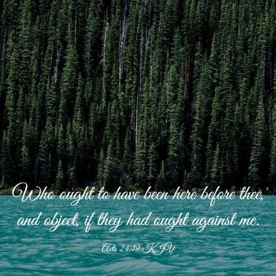 Picture 03 - Acts 24:19 KJV - Who ought to have been here before thee, and - Bible Verse Picture
