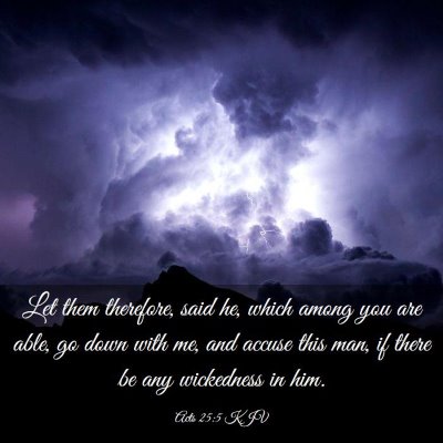 Picture 03 - Acts 25:5 KJV - Let them therefore, said he, which among you are - Bible Verse Picture