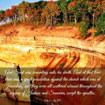 Picture 03 - Acts 8:1 KJV - And Saul was consenting unto his death. And at - Bible Verse Picture