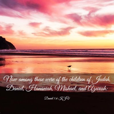 Picture 03 - Daniel 1:6 KJV - Now among these were of the children of Judah, - Bible Verse Picture