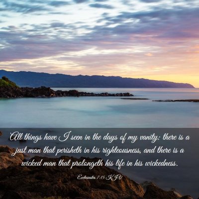 Picture 03 - Ecclesiastes 7:15 KJV - All things have I seen in the days of my vanity: - Bible Verse Picture