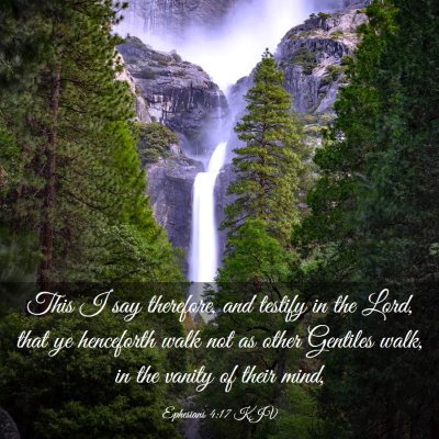 Picture 03 - Ephesians 4:17 KJV - This I say therefore, and testify in the Lord, - Bible Verse Picture