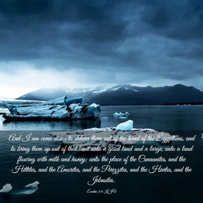 Picture 03 - Exodus 3:8 KJV - And I am come down to deliver them out of the - Bible Verse Picture