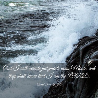 Picture 03 - Ezekiel 25:11 KJV - And I will execute judgments upon Moab; and they - Bible Verse Picture