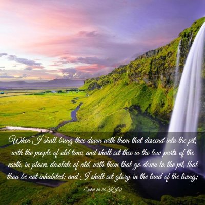 Picture 03 - Ezekiel 26:20 KJV - When I shall bring thee down with them that - Bible Verse Picture