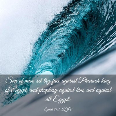 Picture 03 - Ezekiel 29:2 KJV - Son of man, set thy face against Pharaoh king of - Bible Verse Picture