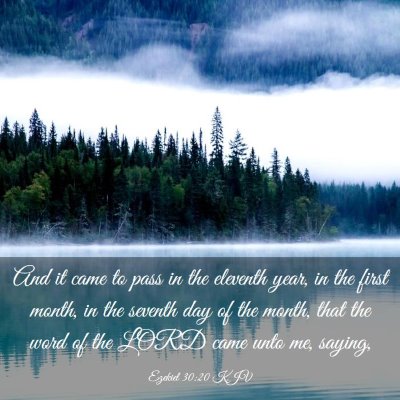 Picture 03 - Ezekiel 30:20 KJV - And it came to pass in the eleventh year, in the - Bible Verse Picture