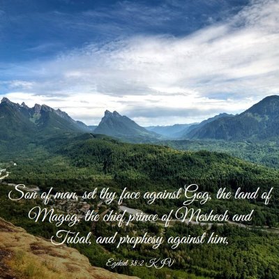 Picture 03 - Ezekiel 38:2 KJV - Son of man, set thy face against Gog, the land of - Bible Verse Picture