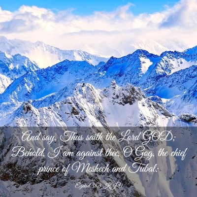 Picture 03 - Ezekiel 38:3 KJV - And say, Thus saith the Lord GOD; Behold, I am - Bible Verse Picture