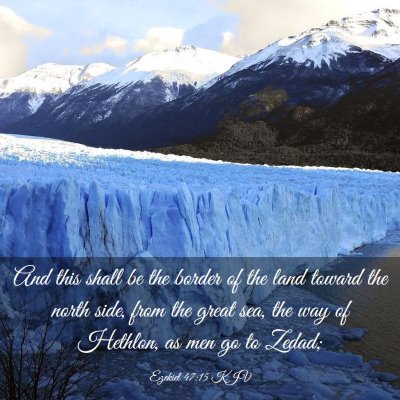 Picture 03 - Ezekiel 47:15 KJV - And this shall be the border of the land toward - Bible Verse Picture