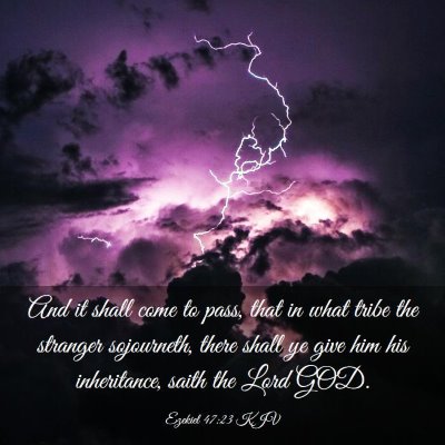 Picture 03 - Ezekiel 47:23 KJV - And it shall come to pass, that in what tribe the - Bible Verse Picture