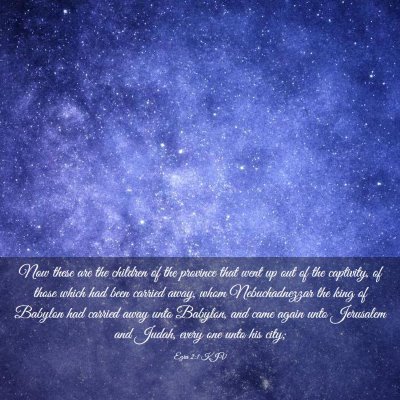 Picture 03 - Ezra 2:1 KJV - Now these are the children of the province that - Bible Verse Picture