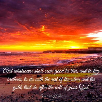 Picture 03 - Ezra 7:18 KJV - And whatsoever shall seem good to thee, and to - Bible Verse Picture
