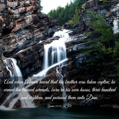 Picture 03 - Genesis 14:14 KJV - And when Abram heard that his brother was taken - Bible Verse Picture