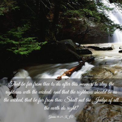 Picture 03 - Genesis 18:25 KJV - That be far from thee to do after this manner, to - Bible Verse Picture