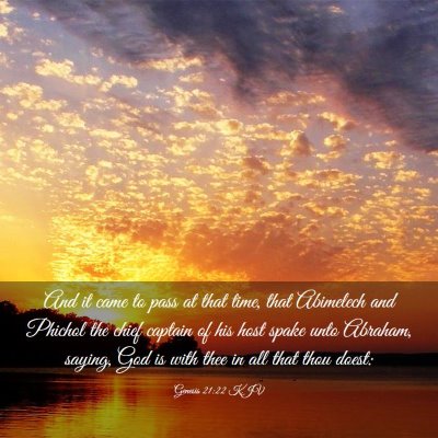 Picture 03 - Genesis 21:22 KJV - And it came to pass at that time, that Abimelech - Bible Verse Picture