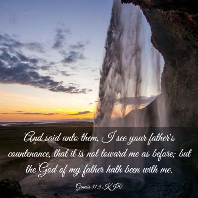 Picture 03 - Genesis 31:5 KJV - And said unto them, I see your father's - Bible Verse Picture