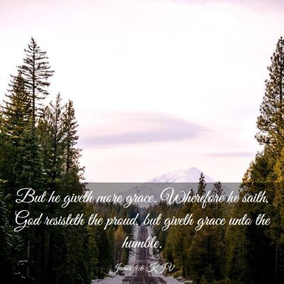 Picture 03 - James 4:6 KJV - But he giveth more grace. Wherefore he saith, God - Bible Verse Picture
