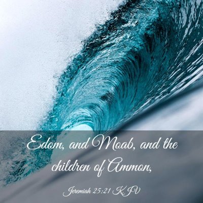 Picture 03 - Jeremiah 25:21 KJV - Edom, and Moab, and the children of - Bible Verse Picture