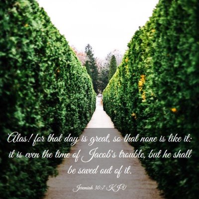 Picture 03 - Jeremiah 30:7 KJV - Alas! for that day is great, so that none is like - Bible Verse Picture