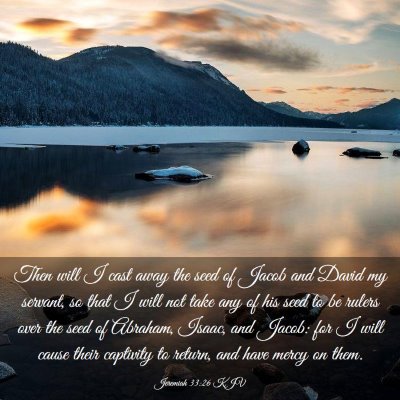 Picture 03 - Jeremiah 33:26 KJV - Then will I cast away the seed of Jacob and David - Bible Verse Picture