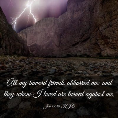 Picture 03 - Job 19:19 KJV - All my inward friends abhorred me: and they whom - Bible Verse Picture