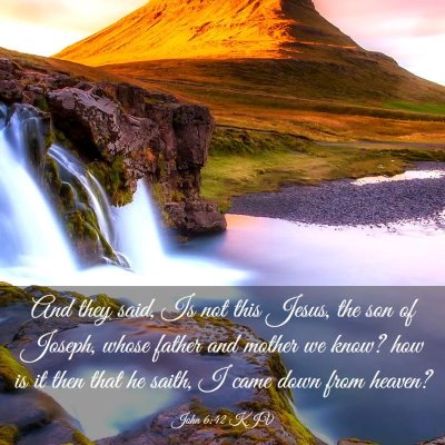 Picture 03 - John 6:42 KJV - And they said, Is not this Jesus, the son of - Bible Verse Picture