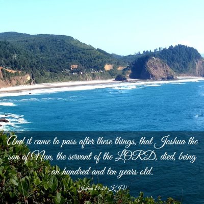Picture 03 - Joshua 24:29 KJV - And it came to pass after these things, that - Bible Verse Picture