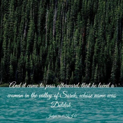 Picture 03 - Judges 16:4 KJV - And it came to pass afterward, that he loved a - Bible Verse Picture