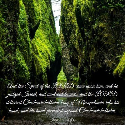 Picture 03 - Judges 3:10 KJV - And the Spirit of the LORD came upon him, and he - Bible Verse Picture