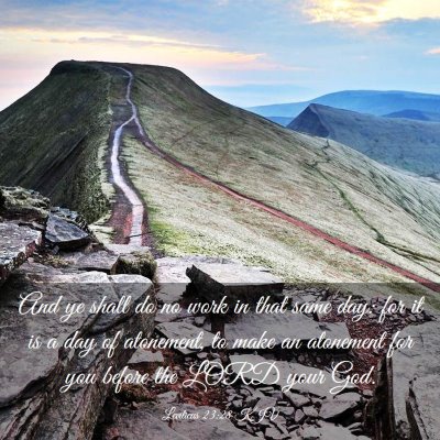 Picture 03 - Leviticus 23:28 KJV - And ye shall do no work in that same day: for it - Bible Verse Picture