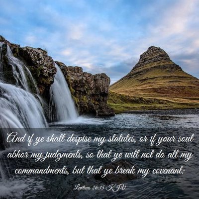 Picture 03 - Leviticus 26:15 KJV - And if ye shall despise my statutes, or if your - Bible Verse Picture