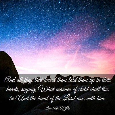 Picture 03 - Luke 1:66 KJV - And all they that heard them laid them up in - Bible Verse Picture