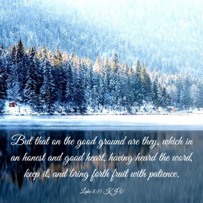 Picture 03 - Luke 8:15 KJV - But that on the good ground are they, which in an - Bible Verse Picture