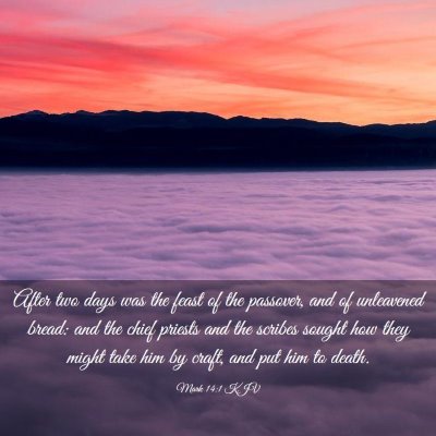 Picture 03 - Mark 14:1 KJV - After two days was the feast of the passover, and - Bible Verse Picture