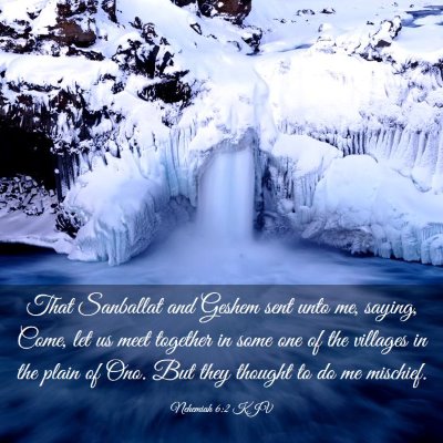 Picture 03 - Nehemiah 6:2 KJV - That Sanballat and Geshem sent unto me, saying, - Bible Verse Picture