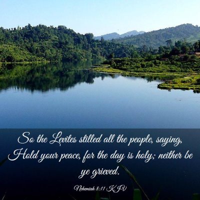 Picture 03 - Nehemiah 8:11 KJV - So the Levites stilled all the people, saying, - Bible Verse Picture