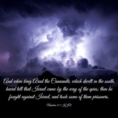 Picture 03 - Numbers 21:1 KJV - And when king Arad the Canaanite, which dwelt in - Bible Verse Picture