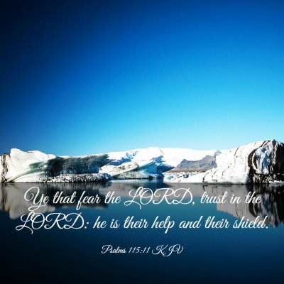 Picture 03 - Psalms 115:11 KJV - Ye that fear the LORD, trust in the LORD: he is - Bible Verse Picture