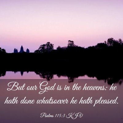 Picture 03 - Psalms 115:3 KJV - But our God is in the heavens: he hath done - Bible Verse Picture