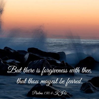 Picture 03 - Psalms 130:4 KJV - But there is forgiveness with thee, that thou - Bible Verse Picture