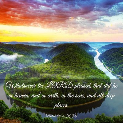 Picture 03 - Psalms 135:6 KJV - Whatsoever the LORD pleased, that did he in - Bible Verse Picture