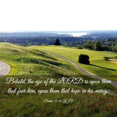 Picture 03 - Psalms 33:18 KJV - Behold, the eye of the LORD is upon them that - Bible Verse Picture