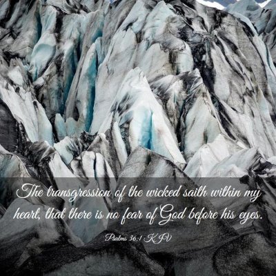 Picture 03 - Psalms 36:1 KJV - The transgression of the wicked saith within my - Bible Verse Picture