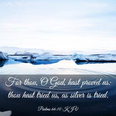 Picture 03 - Psalms 66:10 KJV - For thou, O God, hast proved us: thou hast tried - Bible Verse Picture