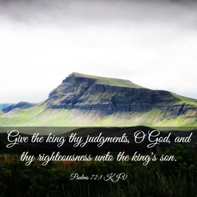 Picture 03 - Psalms 72:1 KJV - Give the king thy judgments, O God, and thy - Bible Verse Picture