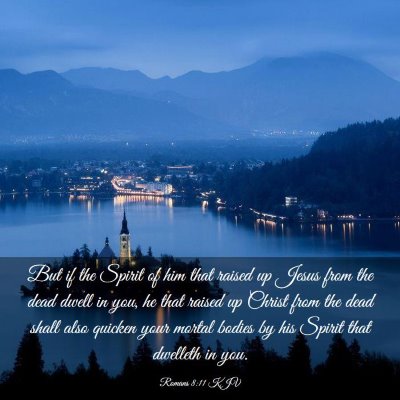 Picture 03 - Romans 8:11 KJV - But if the Spirit of him that raised up Jesus - Bible Verse Picture